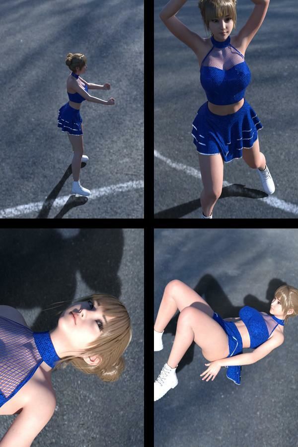 【▲100】『理想の彼女を3DCGで作ります』から生まれたバーチャルアイドル「一ノ瀬廻里（いちのせめぐり）」のグラドル撮影風写真集:Cheer_05