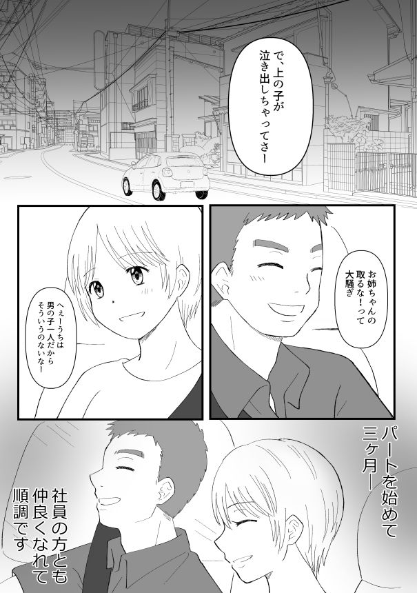 欲求不満人妻、パート先上司に寝取られます。