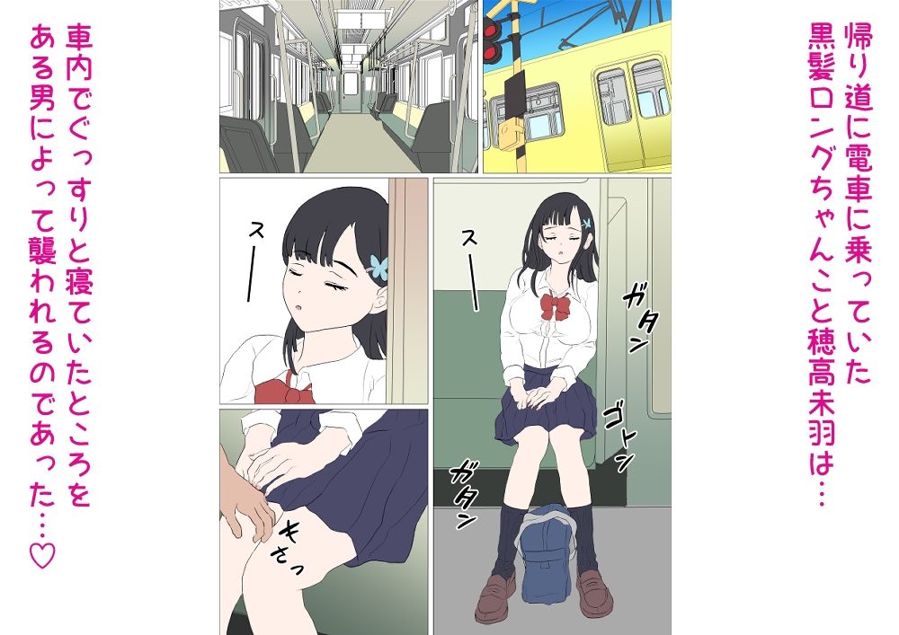 黒髪ロングちゃんを好きじゃない人に寝取られちゃうお話