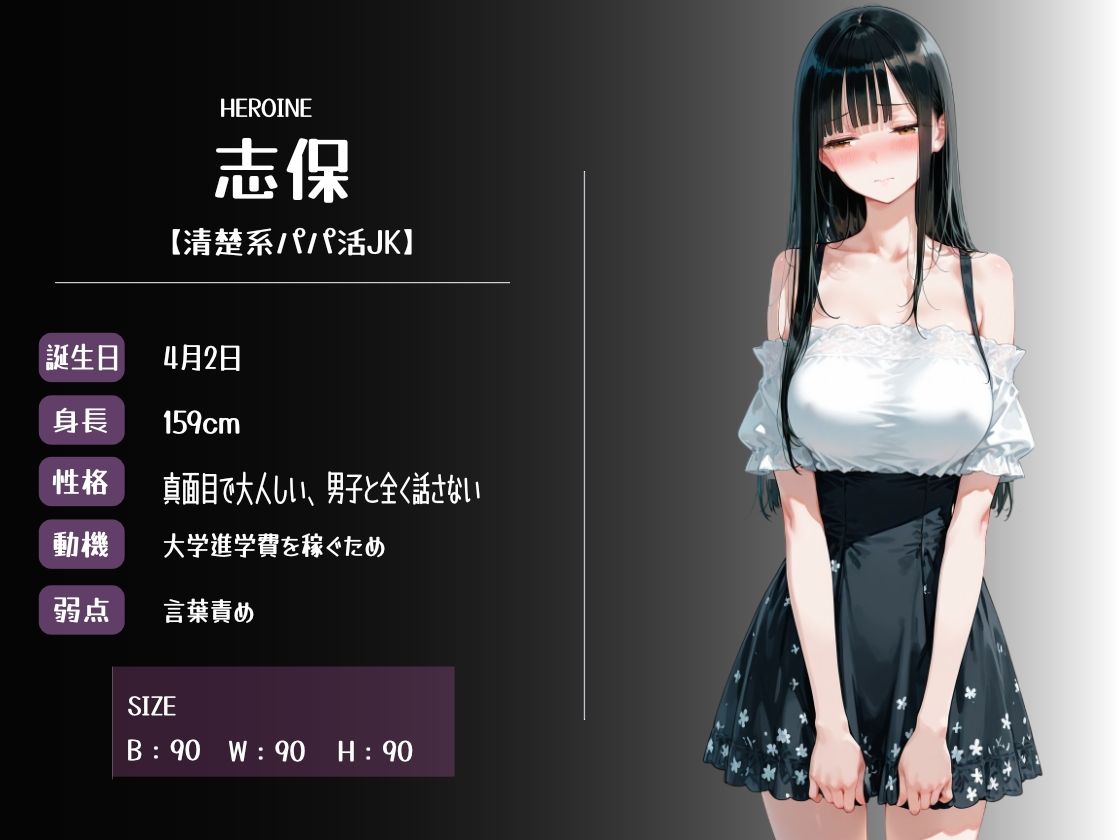 同じクラスの清楚JKがパパ活してたので指名してみた。