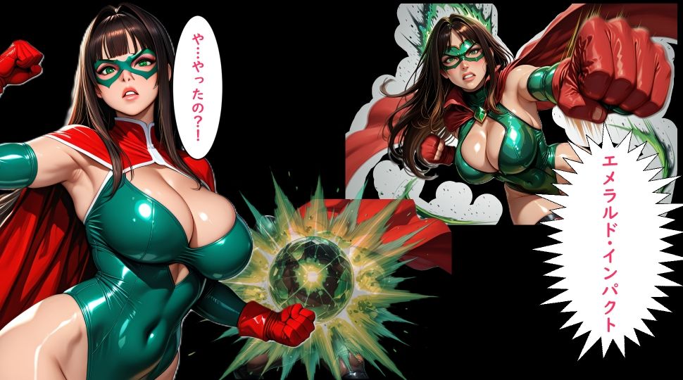 【ボイスコミック】立派な身体に成長した美少女ヒーローは悪の首領に堕とされる 1