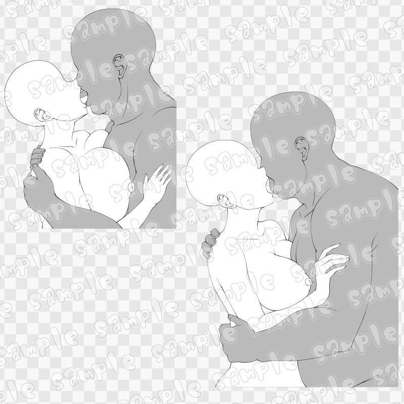 線画素材集［手］110