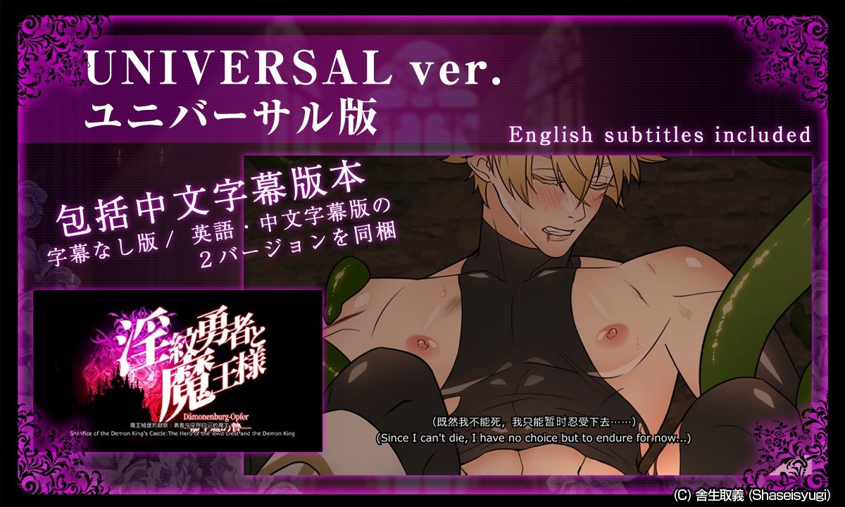 【アニメ】淫紋勇者と魔王様 -魔王城の贄- 後章