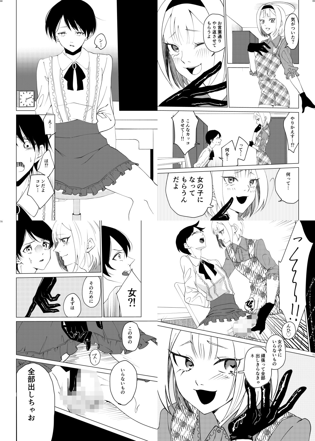 女装男子×女装男子合同誌ゴム手袋で開発特集号