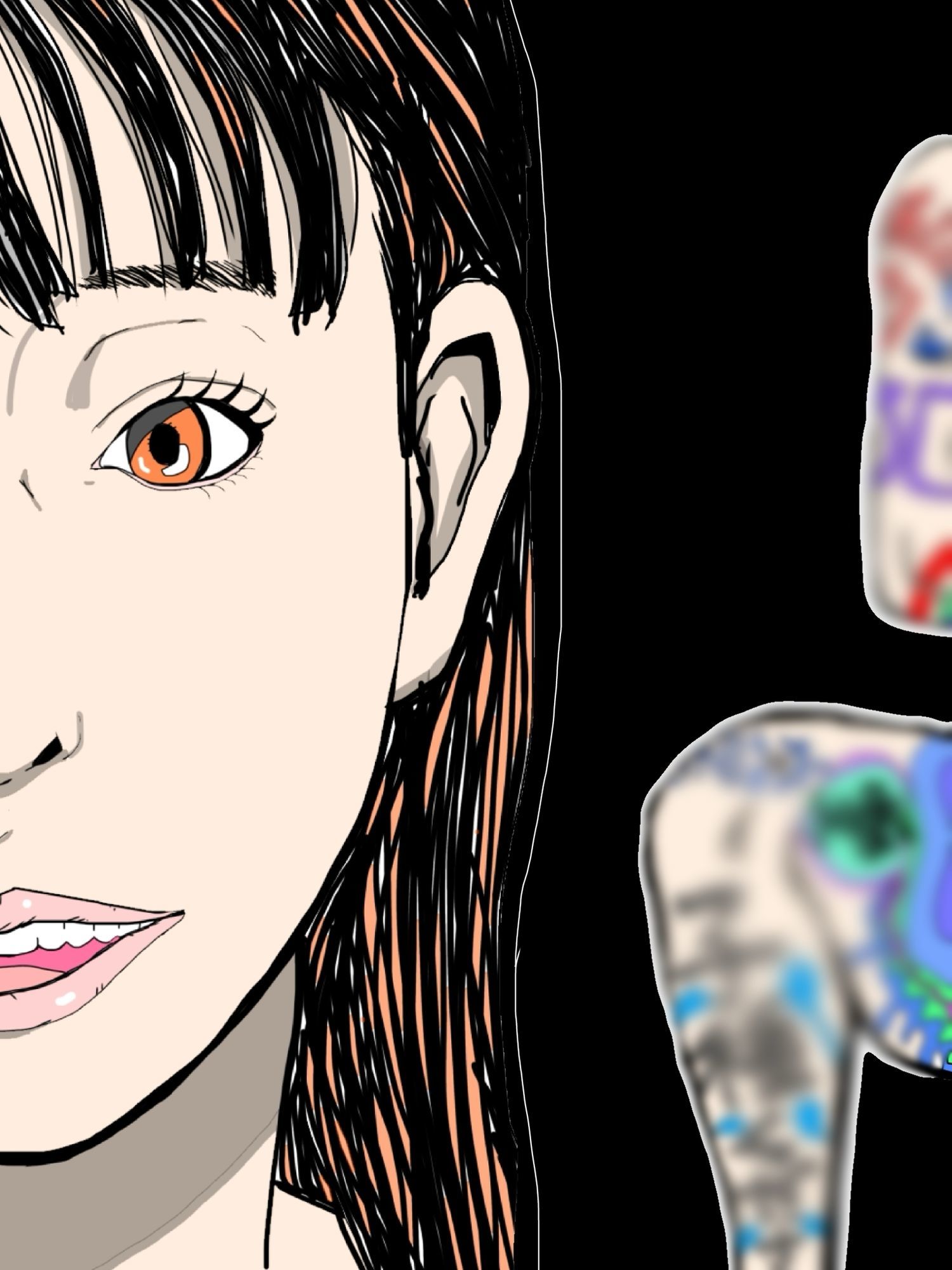 勝手に彫られた人妻さん