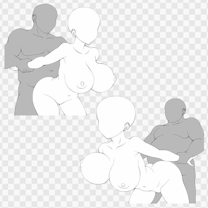 線画素材集［手］112