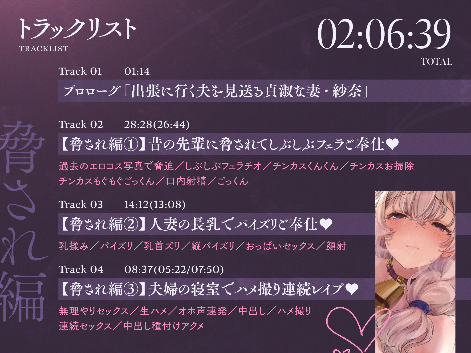 元コスプレイヤーの人妻が夫以外のチンカス汚ちんぽに堕とされちゃうお話♪【KU100】