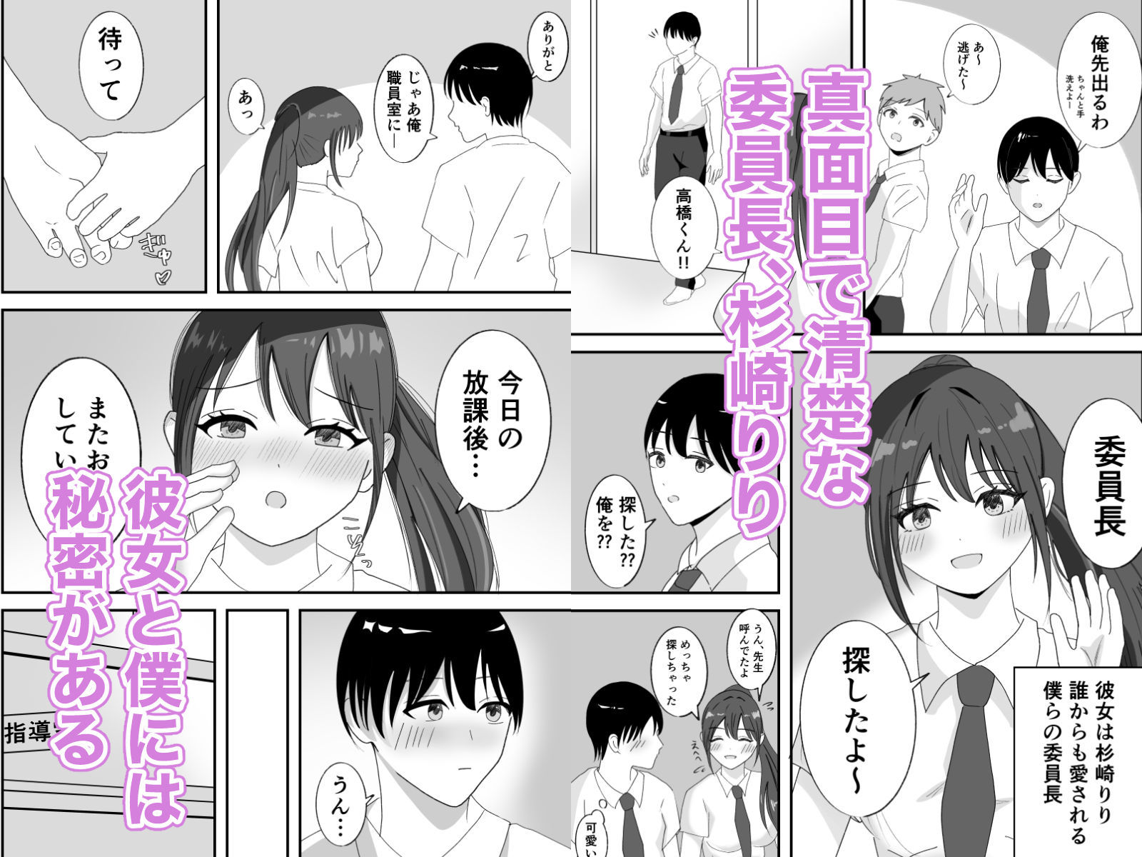 エチメイト 清楚な委員長と性欲処理の関係になった話