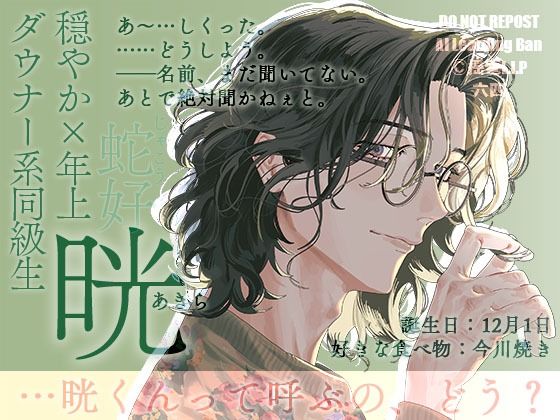 「名前、なにちゃん？」〜年上同級生×穏やかダウナー晄くんは抜け駆ける〜【声優・佐藤拓也】