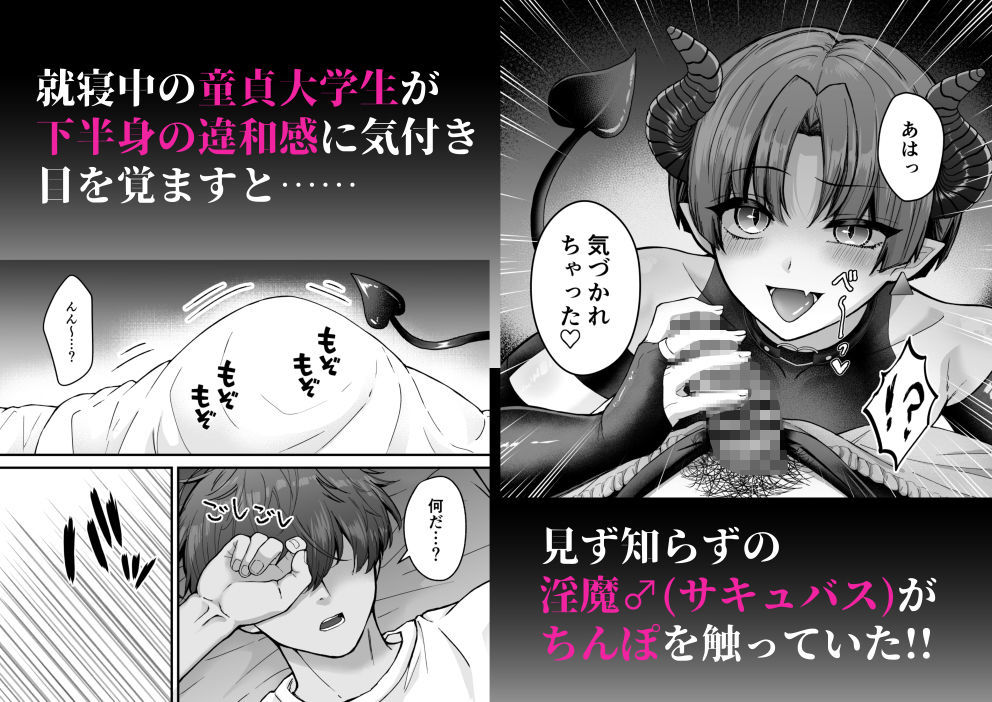 カントボーイメス○キ淫魔♂童貞の極太チンポで分からせ!!