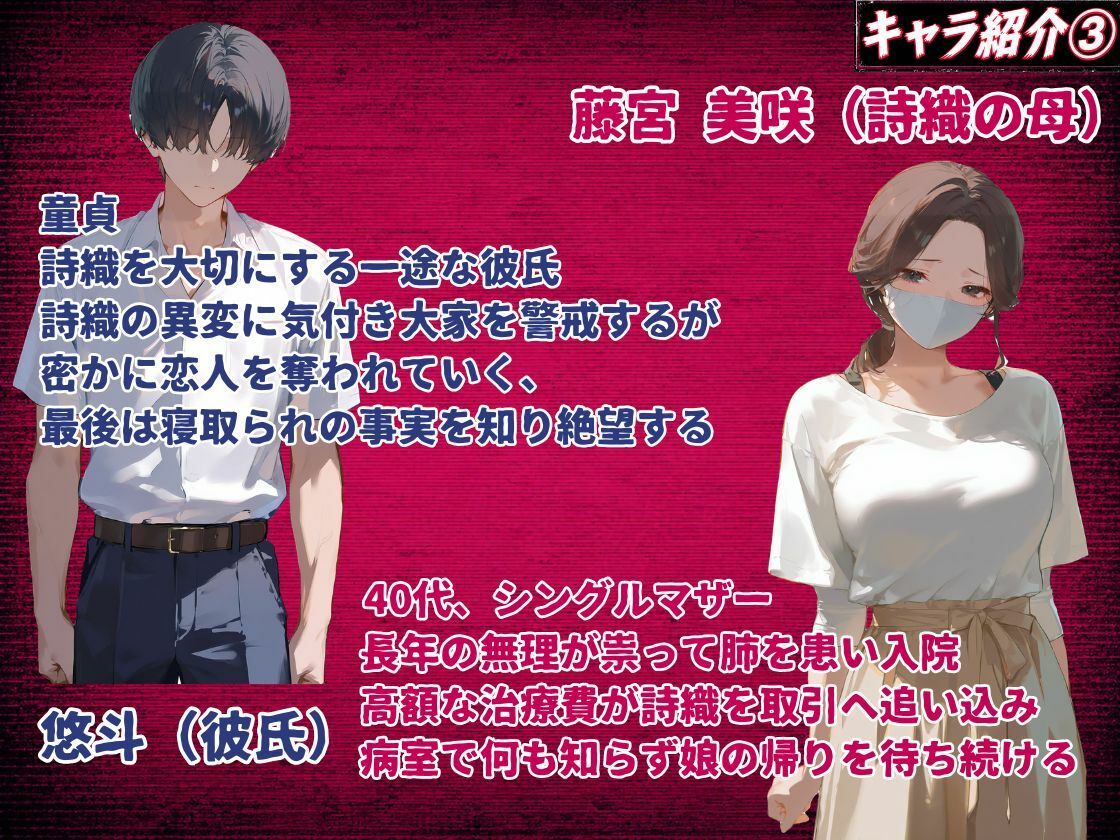 【お触りシミュレーション】清楚●●は大家のオナホになる 〜童貞彼氏に隠れて寝取られ調教される30日間の性奴●生活〜