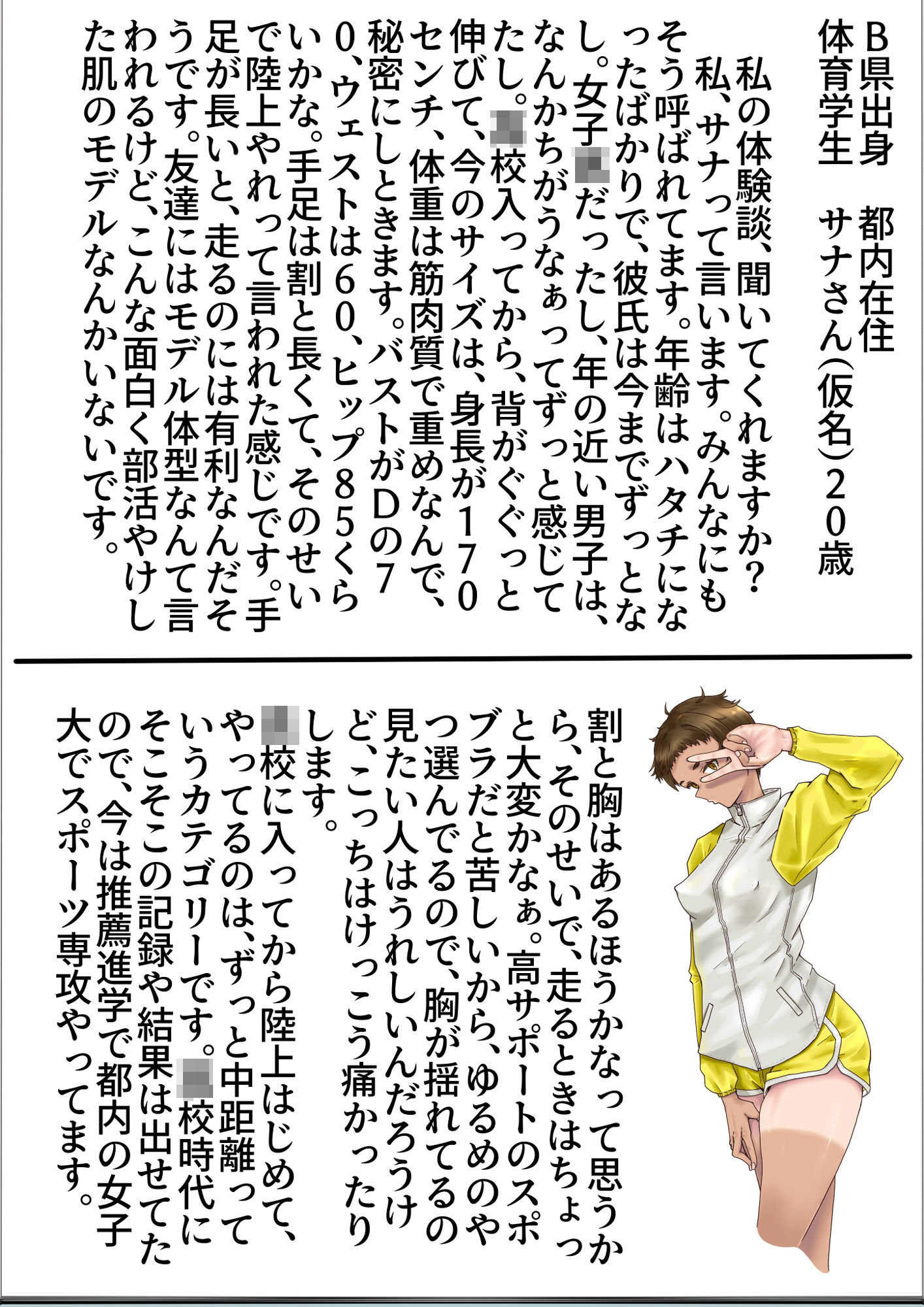 私の体験談聞いてくれますか？ 女子学生サナさん