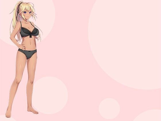 【立ち絵素材】金髪ポニテ褐色肌の少女剣士 フルセットPSDパック