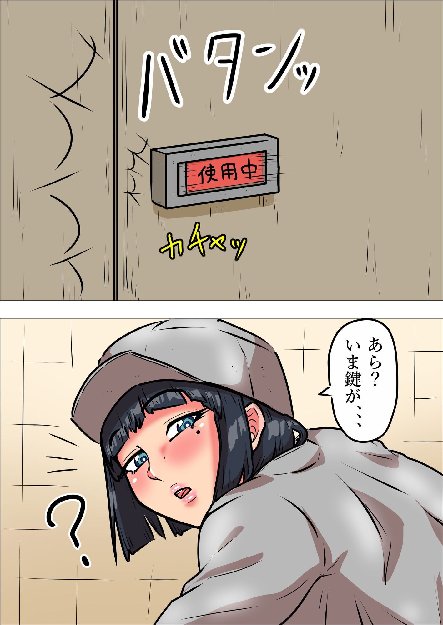 誰も来ない公衆トイレで人妻清掃員を犯したい