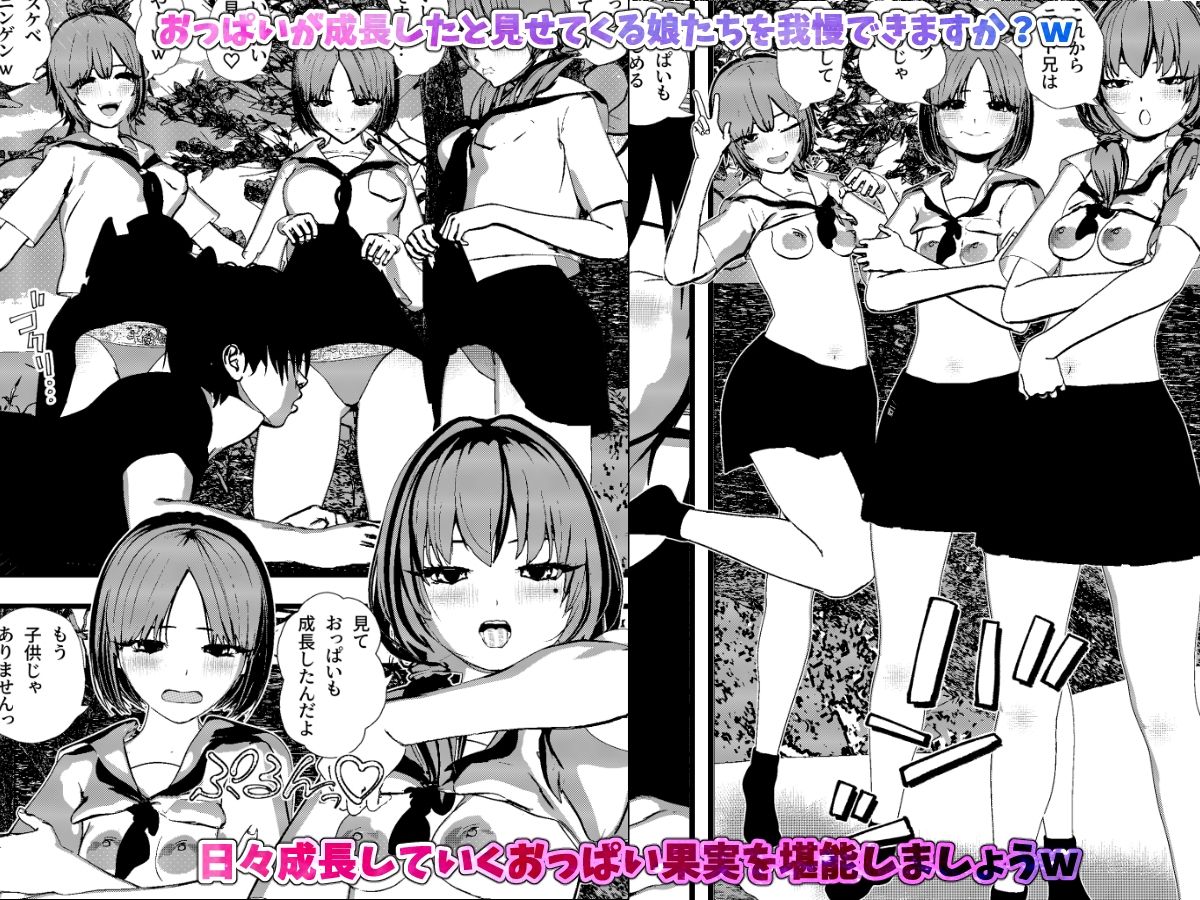 ＜総集編＞田舎ちっぱい3姉妹とハーレムSEX！＜1＞＜2＞＜3＞＜4＞