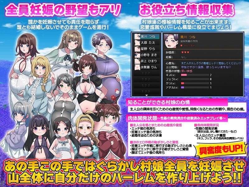 妊娠ハーレム生活シミュレーション