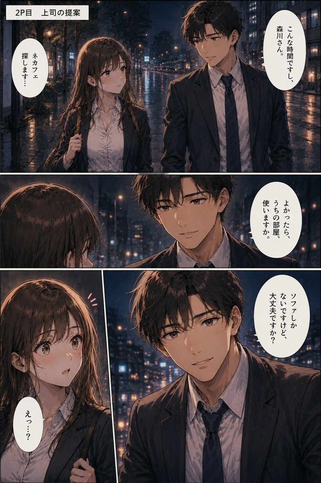 新入社員の彼女は、終電を逃した夜を忘れられなかった ―教育係の上司と、もう一度だけ―