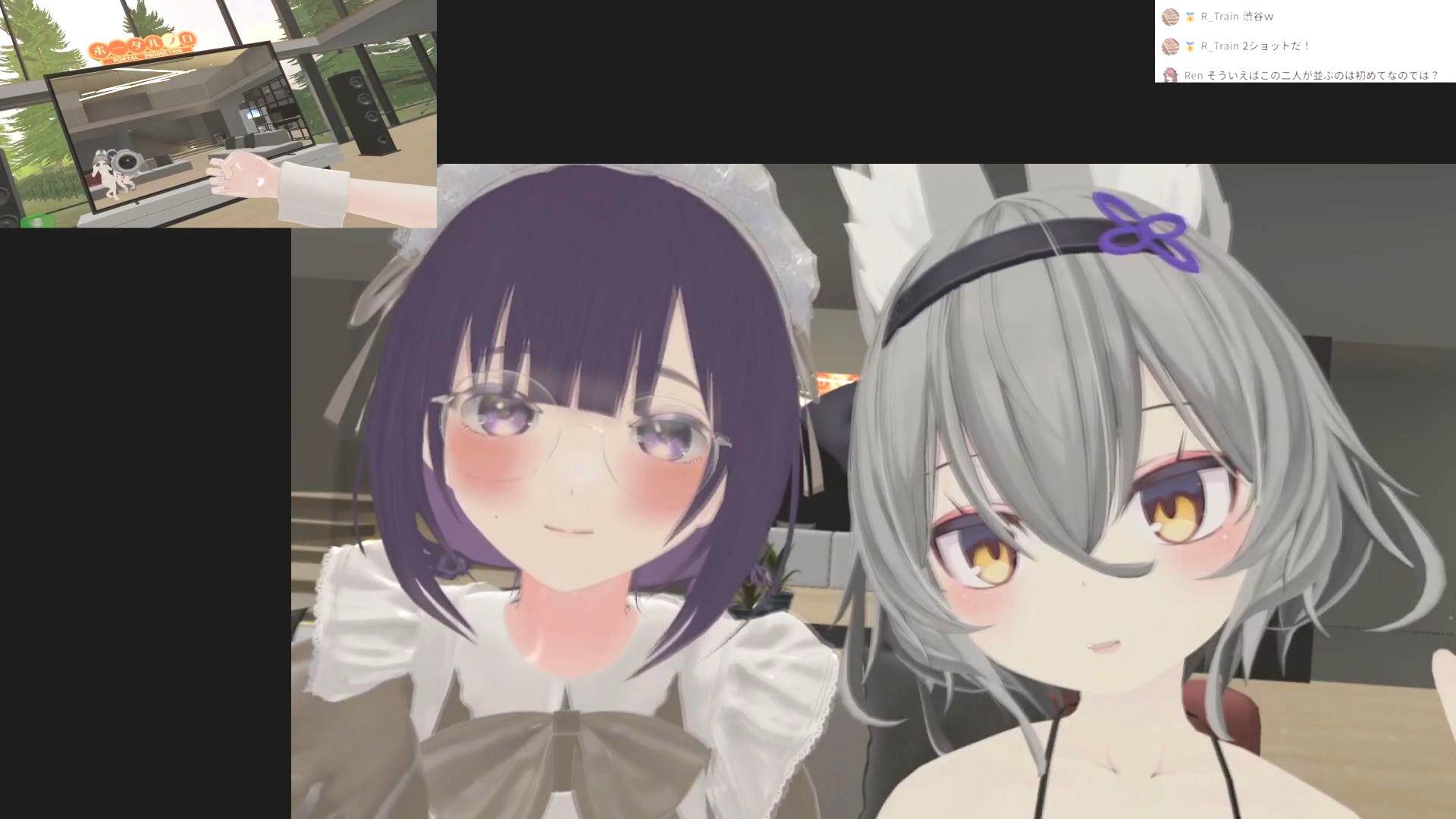 ゆらがわもふぃさんがエッチなことをしながらメタバースの中で事務乃あんずさんに撮影される動画 ymfy-20260605