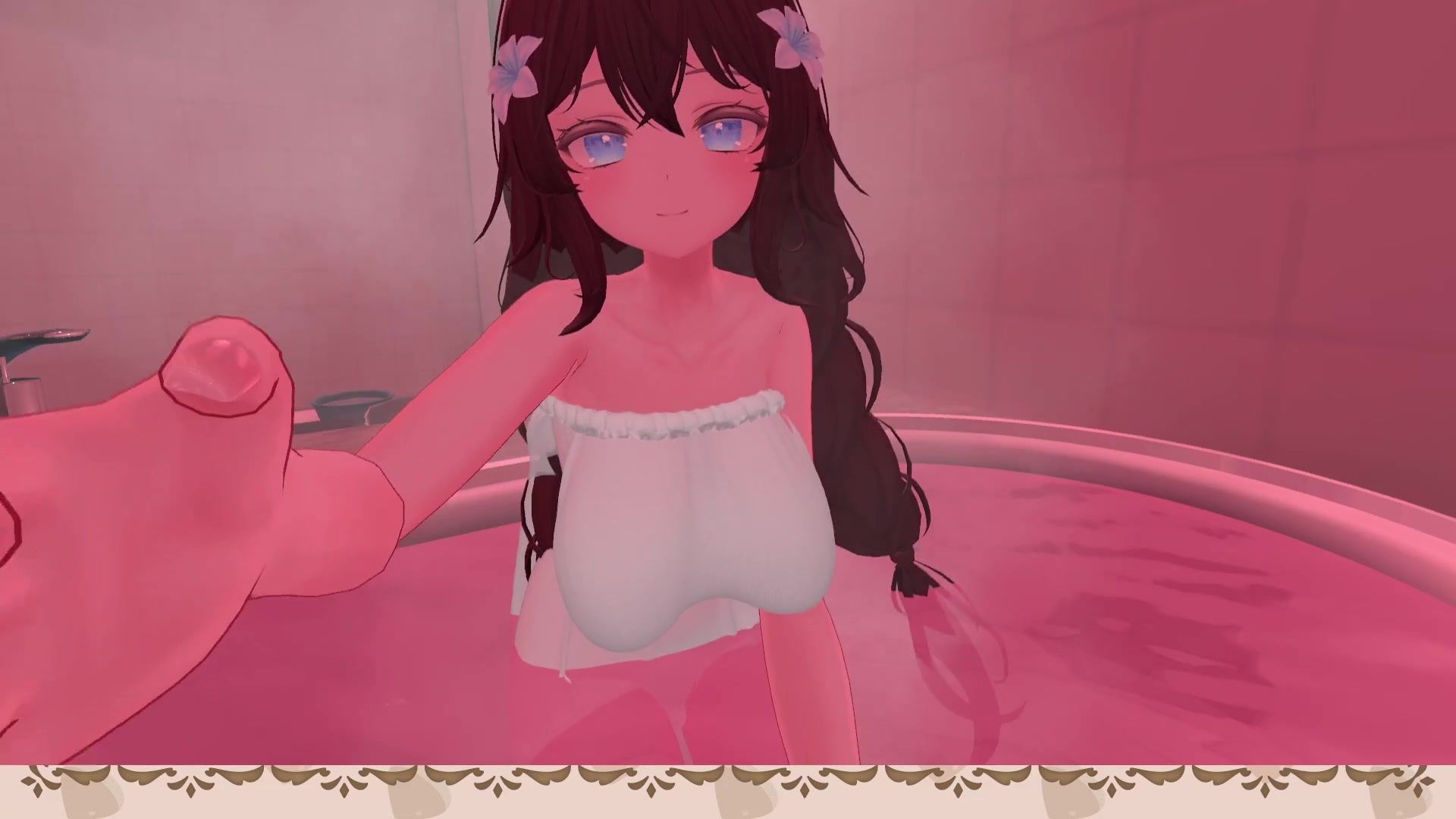 【ChilloutVR】まろんといちゃあましながらおちんぽお射精びゅっびゅ…! 井栗まろん