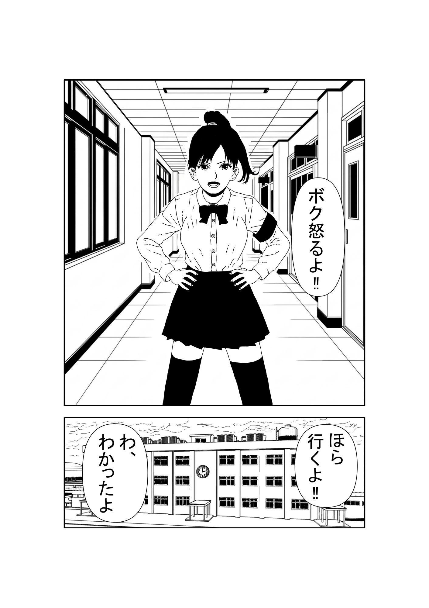 ボクっ娘JKの初めて