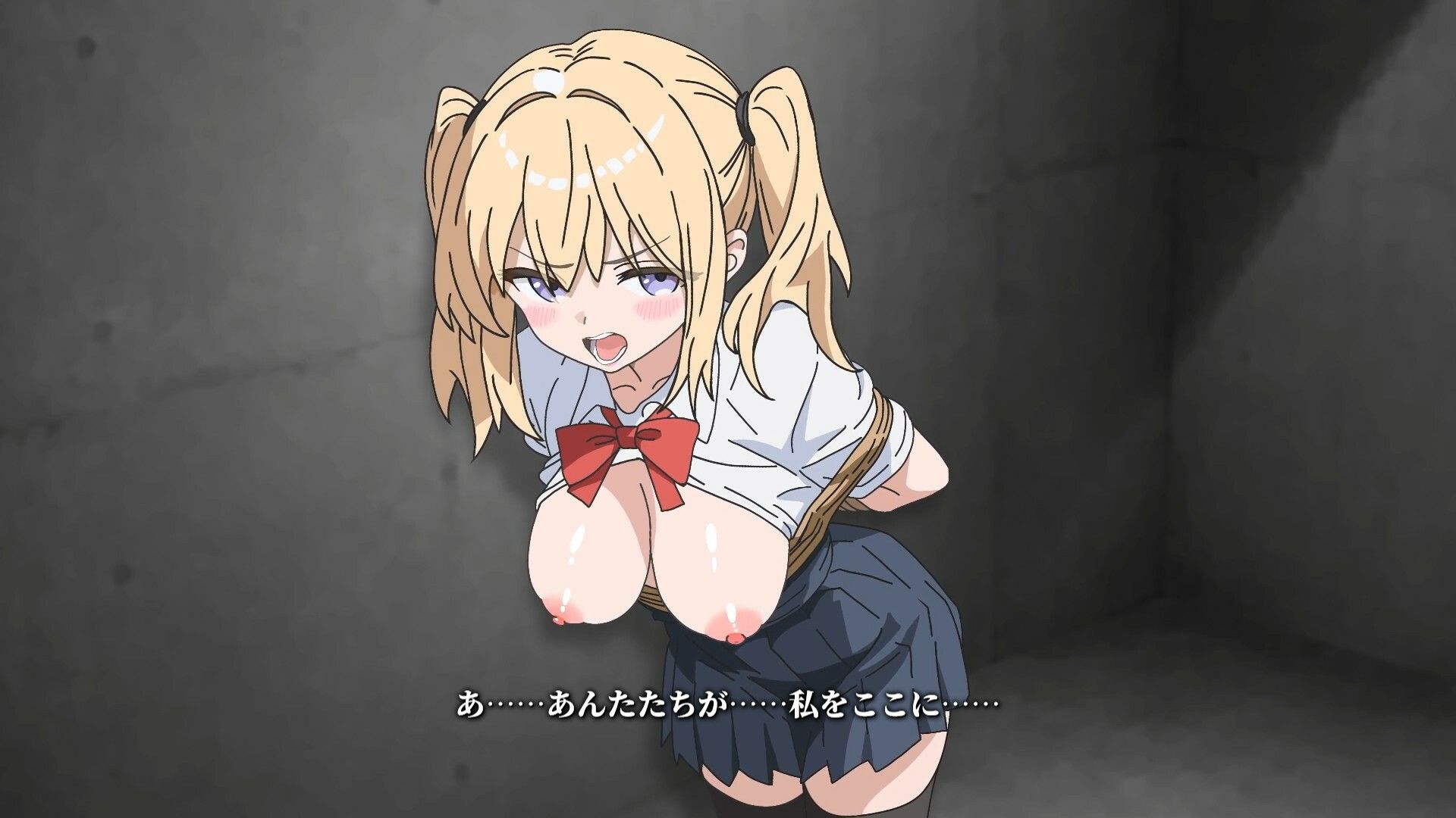 【Live2Dアニメ】拘束された少女が生意気な態度で抵抗した結果…