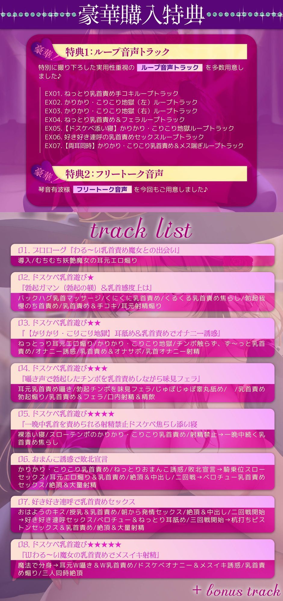 【5段階の乳首責め！】わる〜い乳首責め魔女にドスケベ乳首遊びされちゃう音声〜かりかりこりこり地獄〜
