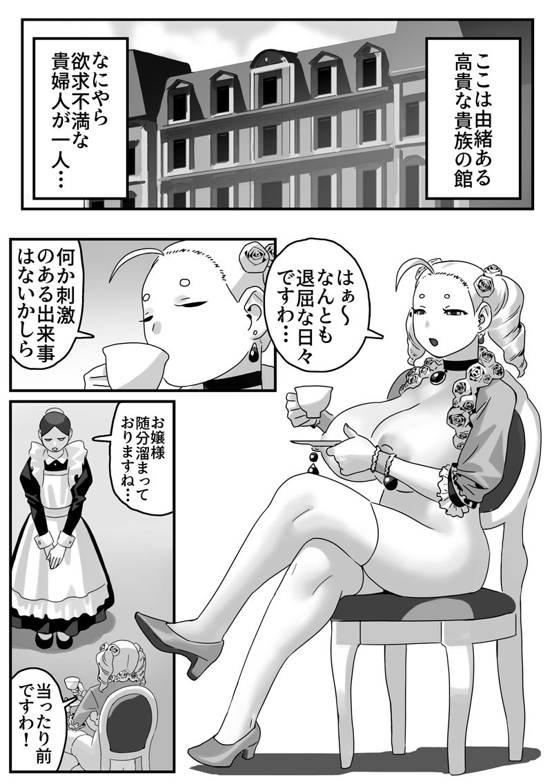 破廉恥貴婦人の爛れた性生活