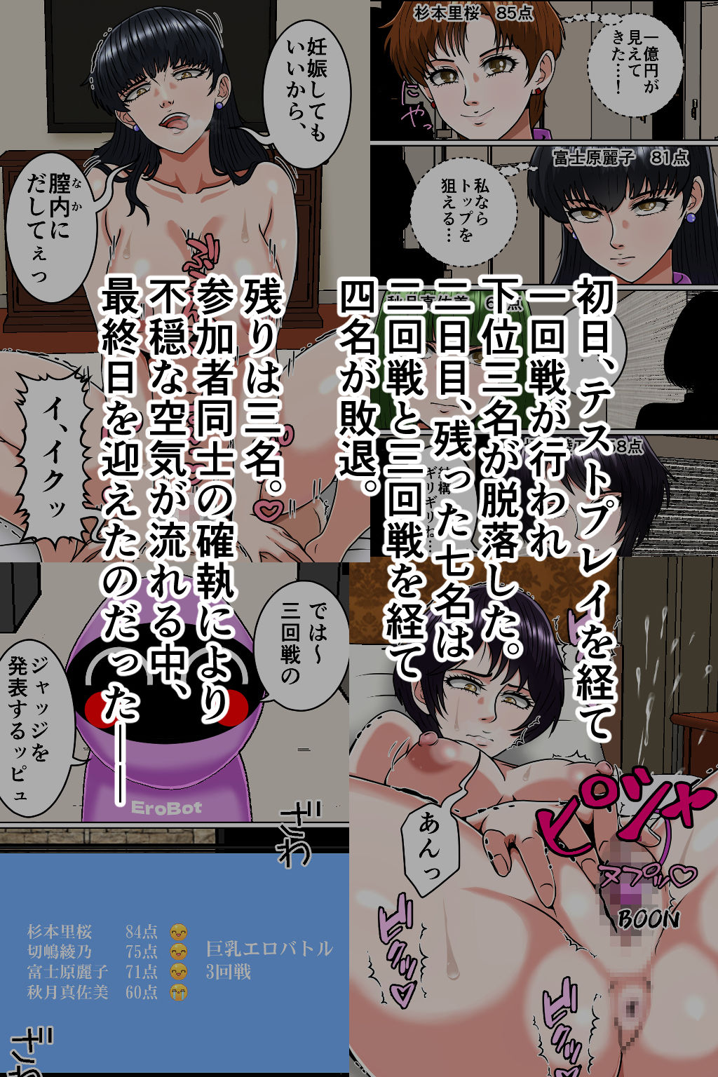 巨乳エロバトル〜1億円を懸けた過激勝負！〜最終日編
