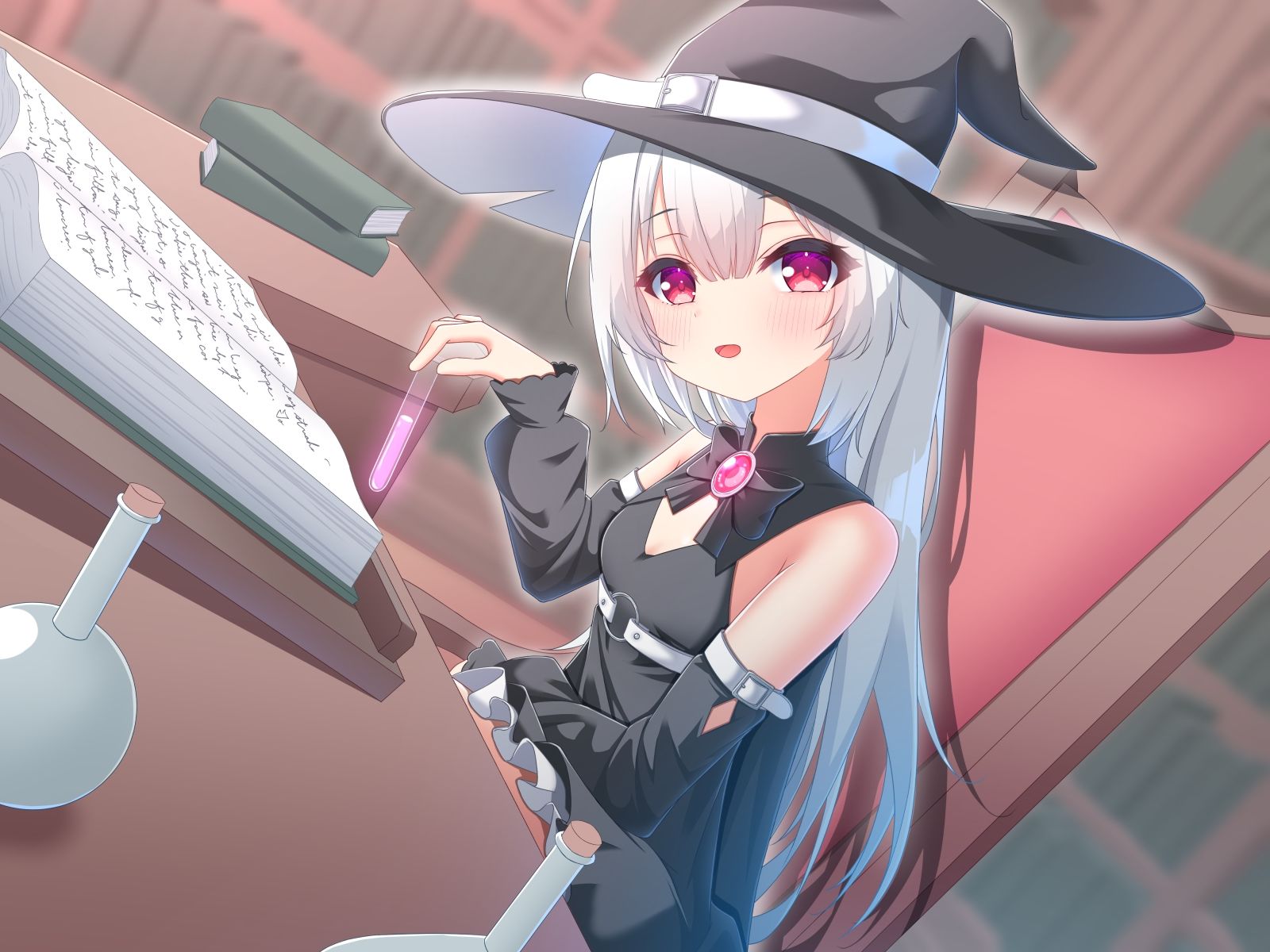 ロリ魔術師の実験で、媚薬を飲まされて搾精されるお話