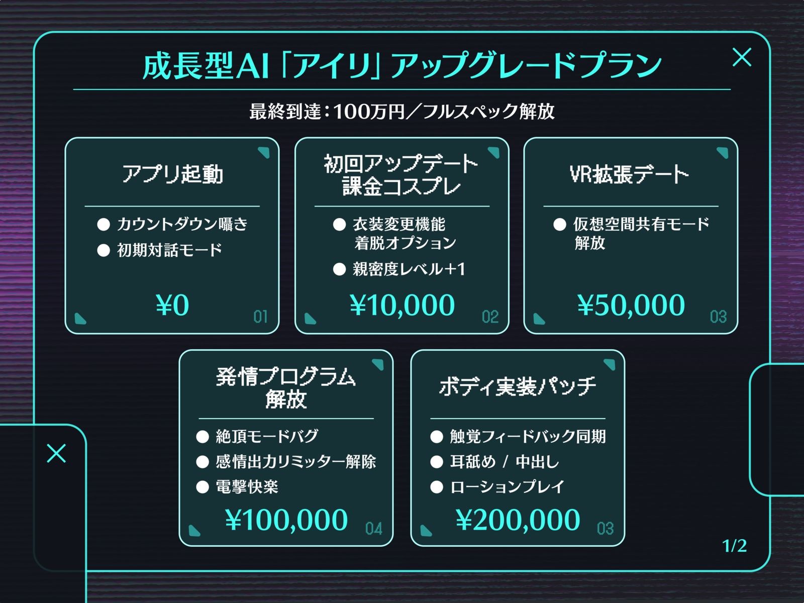 サイバーサキュバスちゃん☆超課金で発情モードインストール！