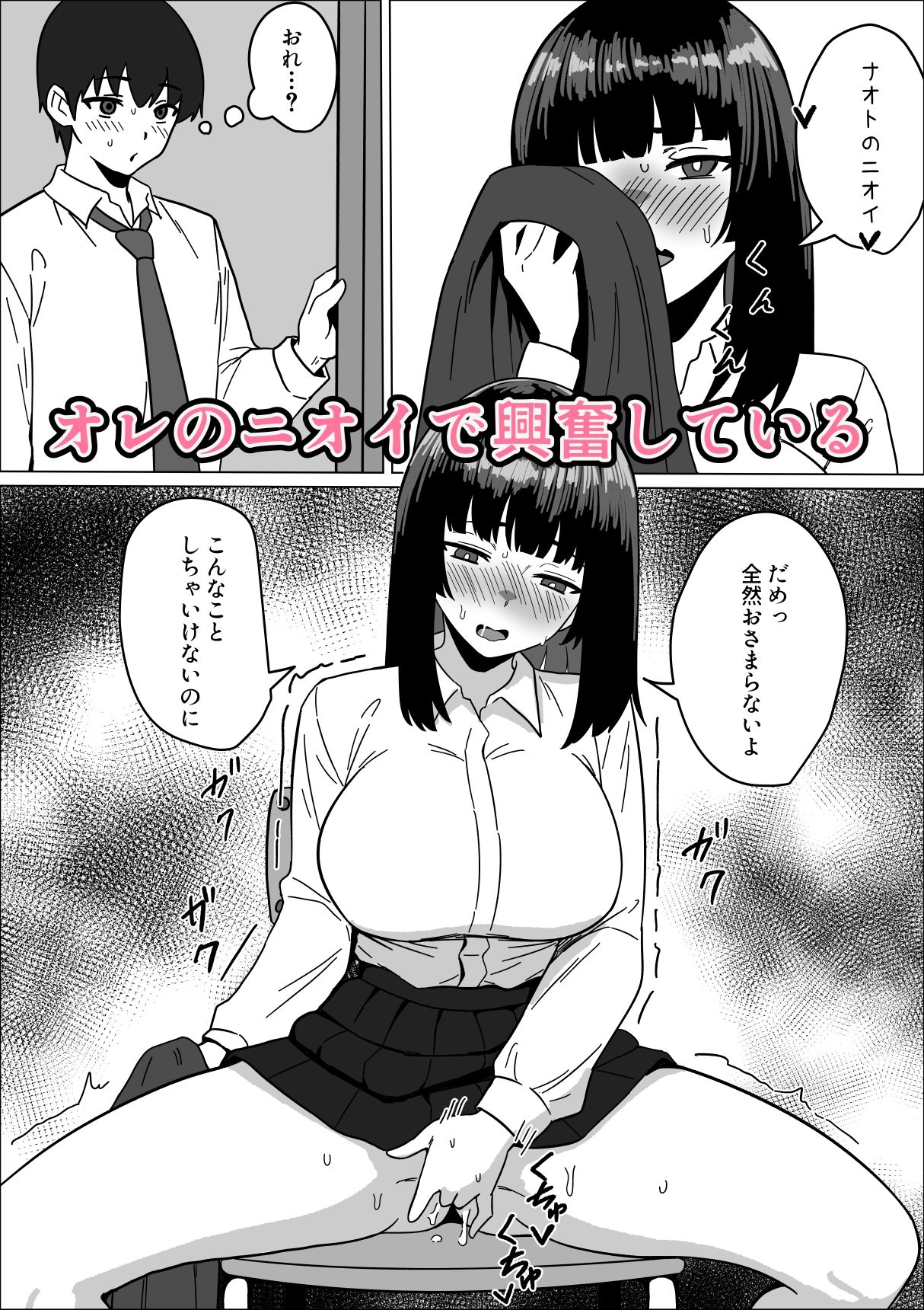 まじめな生徒会長が俺のニオイでオナニーしている件