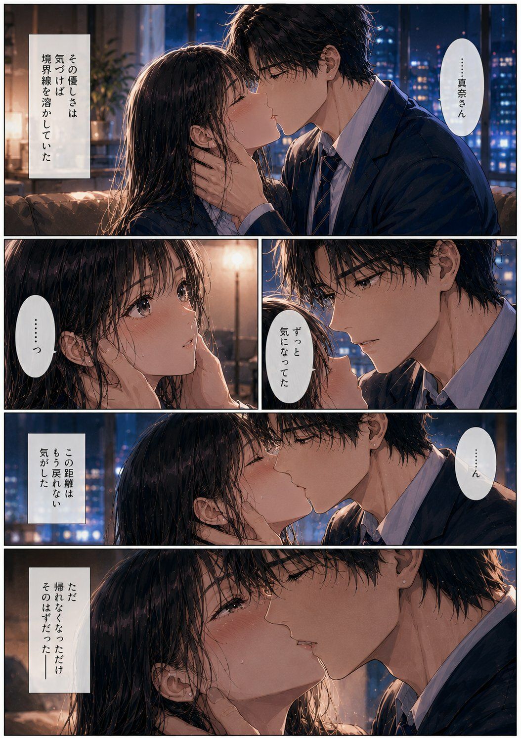 終電を逃した夜、彼女は上司の家に泊まった ―帰れない理由―