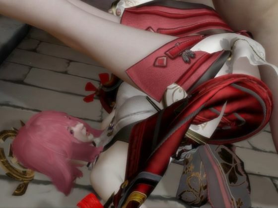 狐巫女様との逢瀬【裸体差分込み｜八重巫女｜原神】