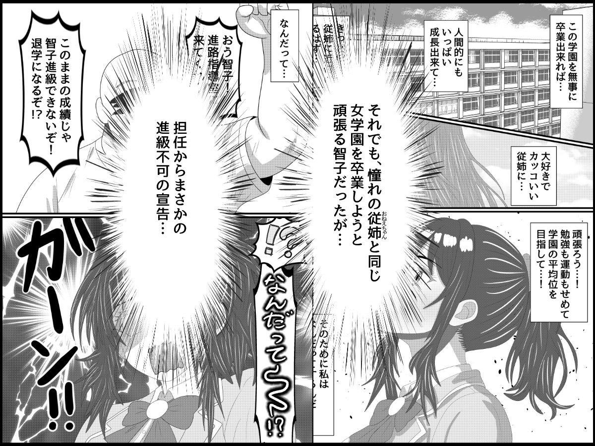 トロい爆乳処女生徒を進級を餌にハメまくる