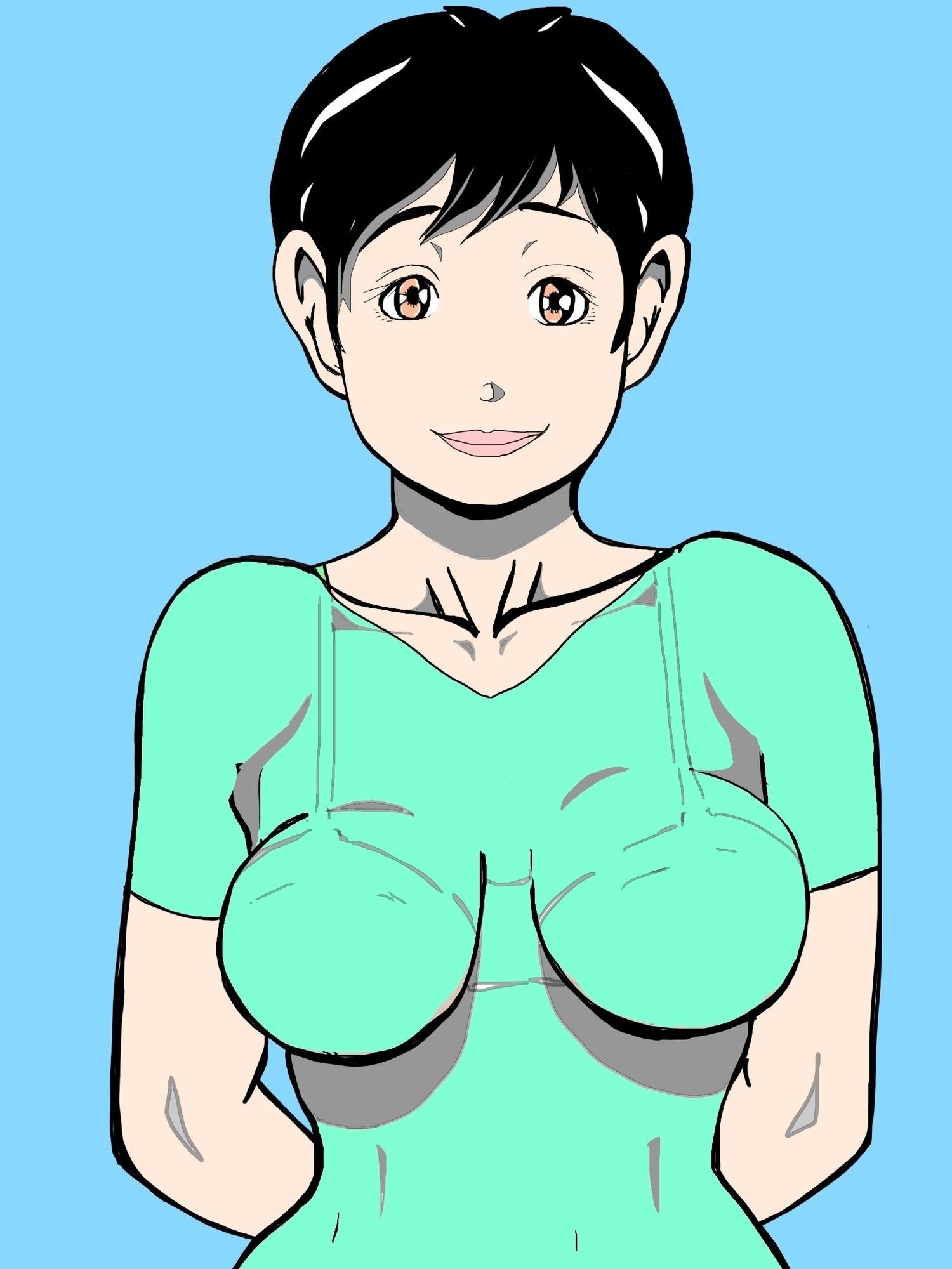 人妻近所の男たちと
