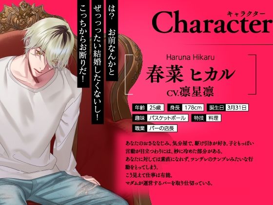 【CV.凛星凛】イケメン相続 候補者No.01 春菜 ヒカル