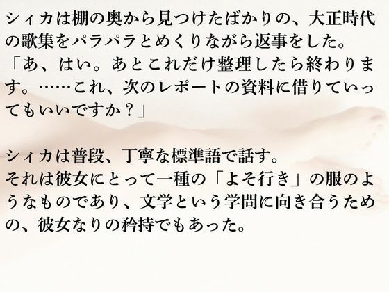 都会の夜とシィカ 恋の栞は増えるばかり1