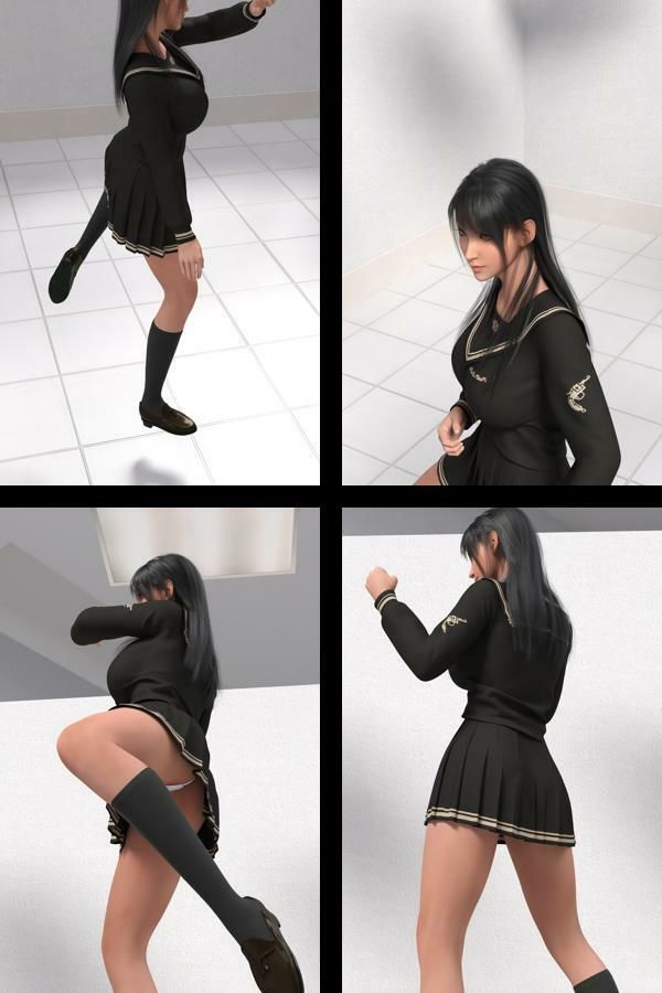 才色兼備の万能女性格闘家 霧島 愛唯の陸上競技モデル風写真集JK’26_01