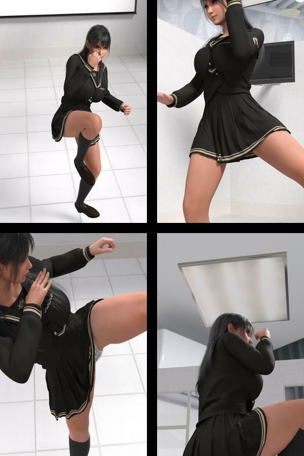 才色兼備の万能女性格闘家 霧島 愛唯の陸上競技モデル風写真集JK’26_02