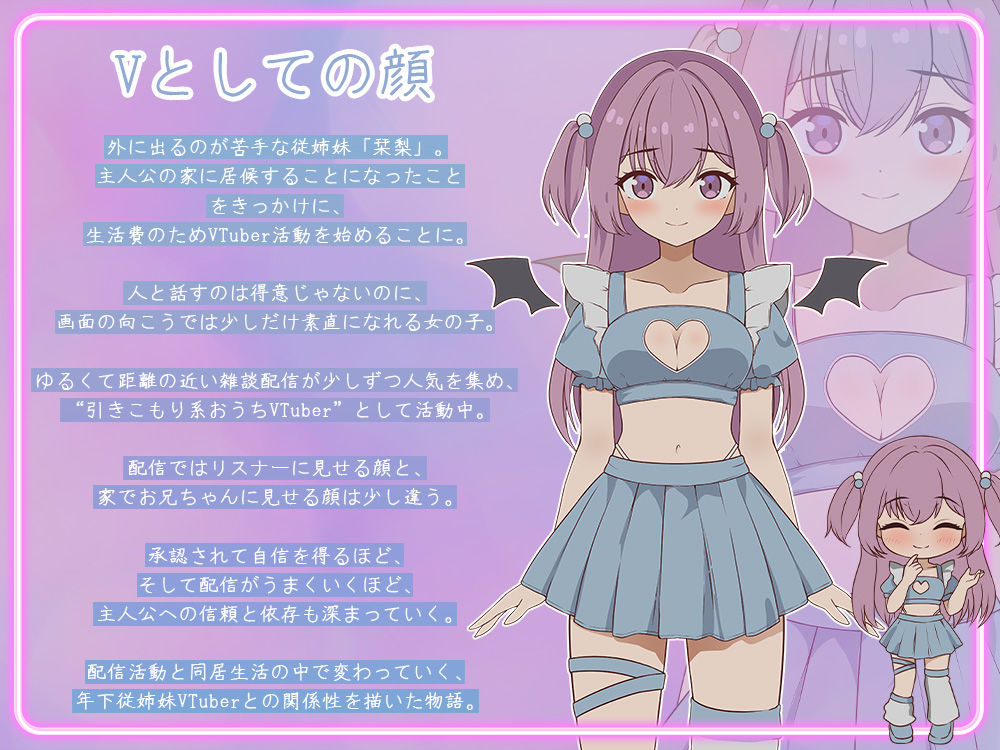 突然同居した従姉妹はVTuberになるらしい-俺だけが知る秘密の素顔-