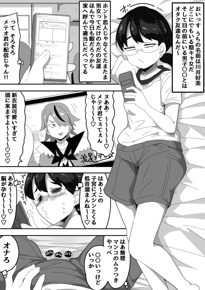 オタク女友達と交尾するだけの話し