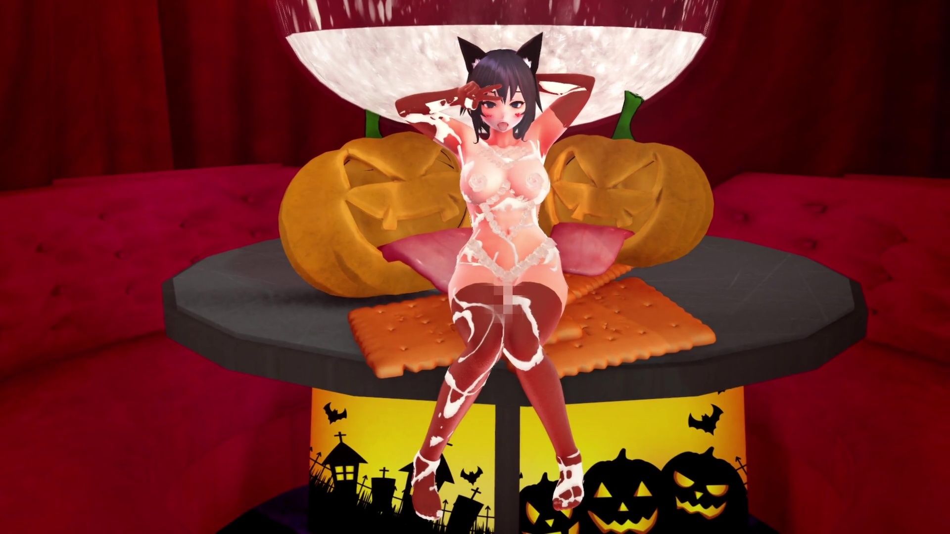 3D！大量ぶっかけ精液便女動画パック File.02