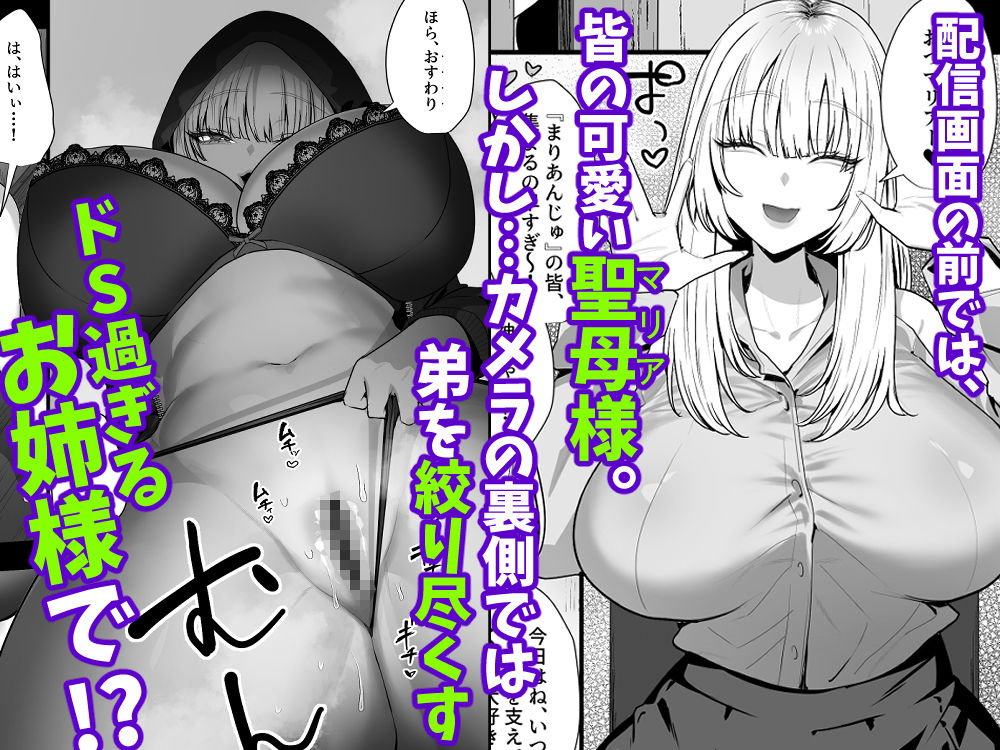ドSな姉さんのストレス発散方法は、実弟の僕を拘束してバッコバコにオナニーセックスすることです。