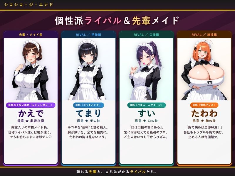 シコシコ・ジ・エンド 〜メイドを育てるはずが、育てられたのは僕の方だった〜