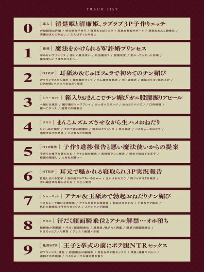 【托卵NTR】認識改変チン媚び魔法〜寝取られたW許婚プリンセス〜【Wオホ声快楽堕ち】