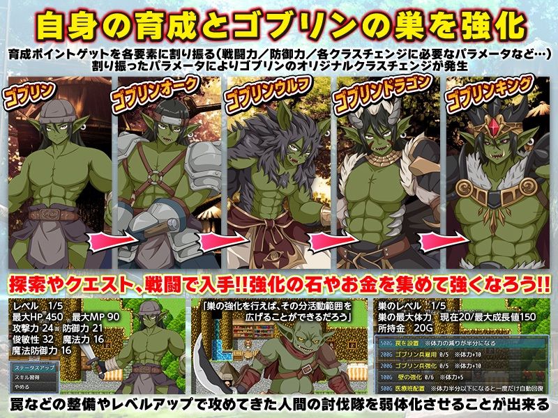 ゴブリンワールド 〜ゴブリン育成オープンワールドSLG〜