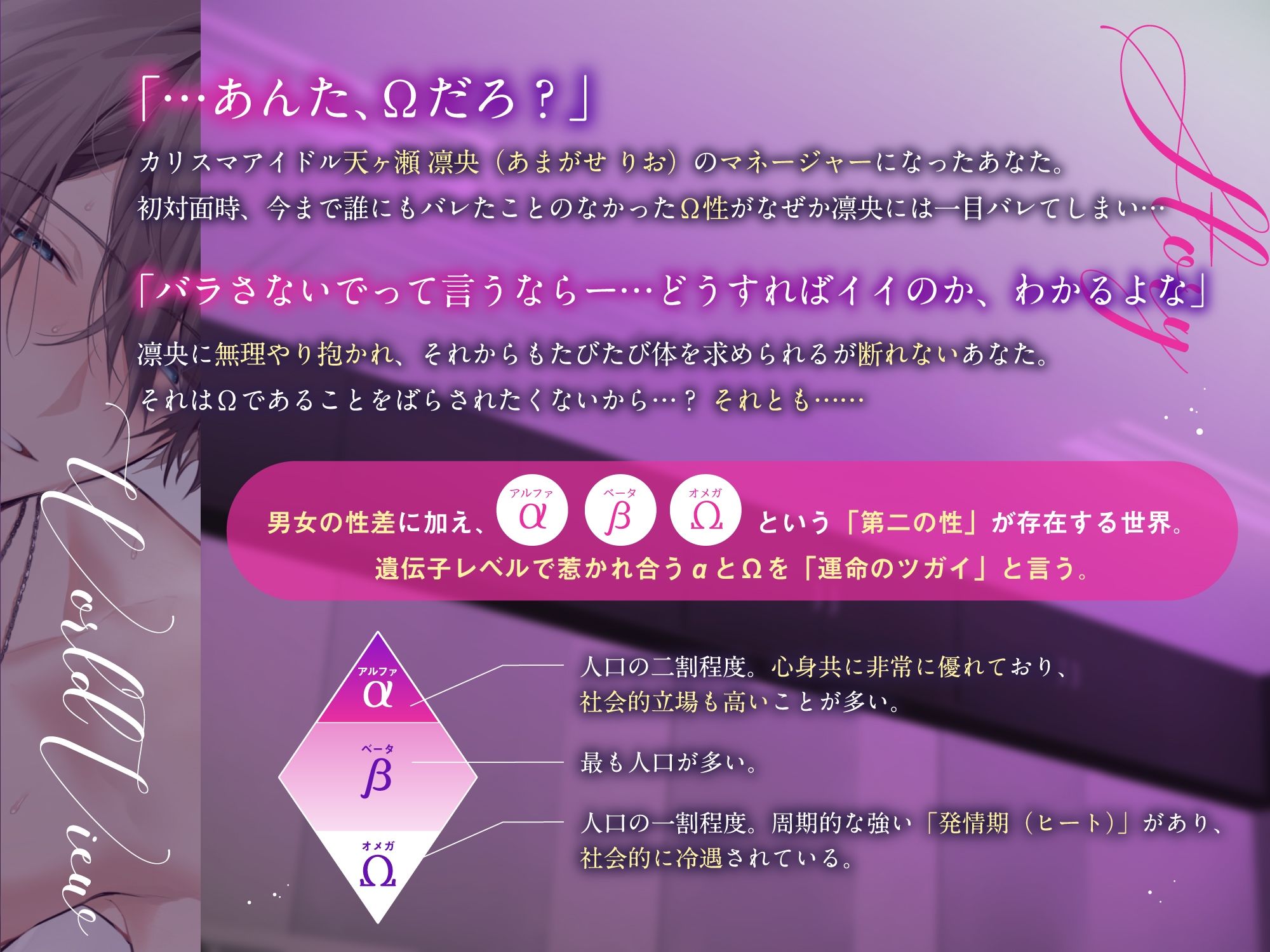 「※あんたΩだろ?黙ってて欲しければこのまま抱かせろ」αアイドルの性処理担当マネージャーになりました〜脅され発情SEX⇒独占欲爆発溺愛えっち♪潮吹き3回・射精7回