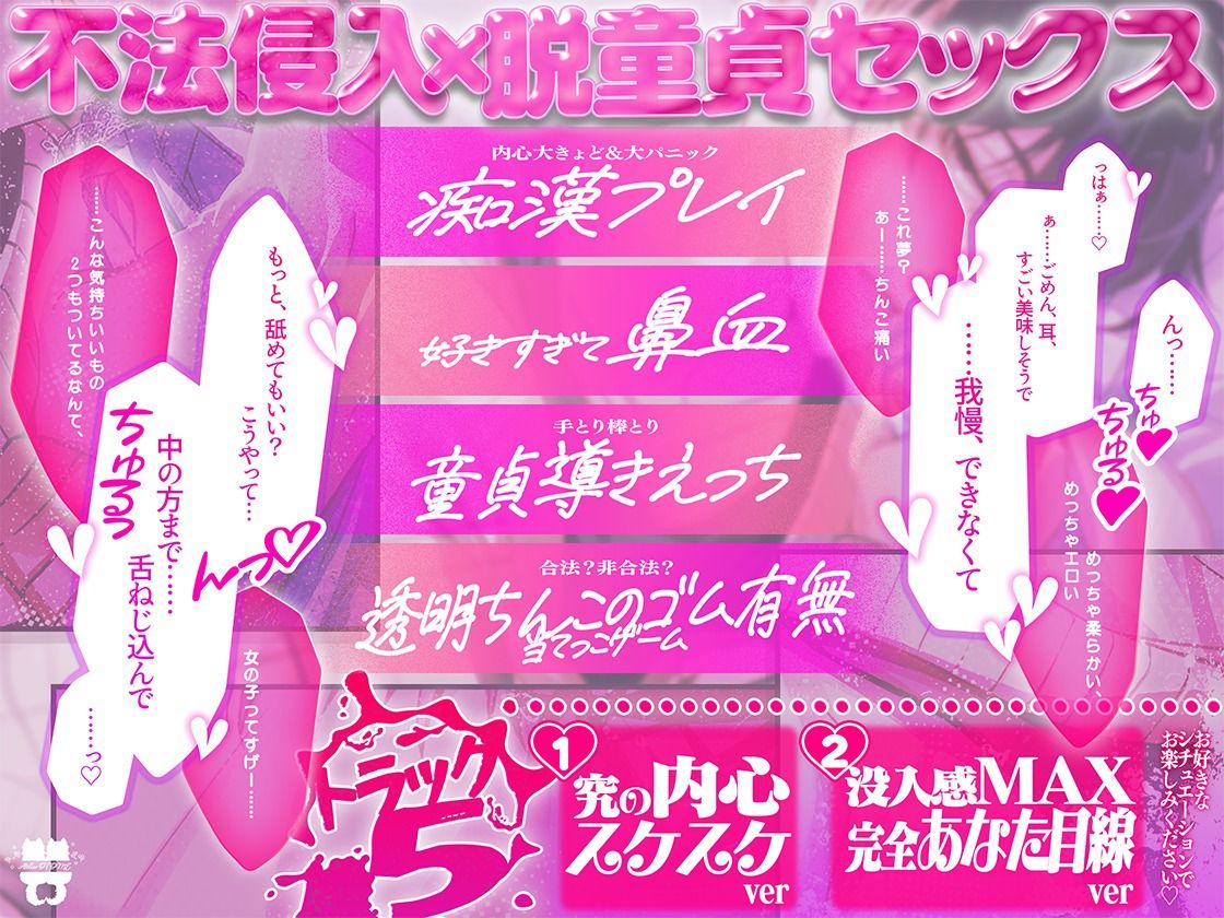 【不法侵入×ヘタレ溺愛】透明人間Qくん、脱童貞への軌跡。〜念願のAVシチュなのに彼女が好きすぎて上手く襲えない件について〜