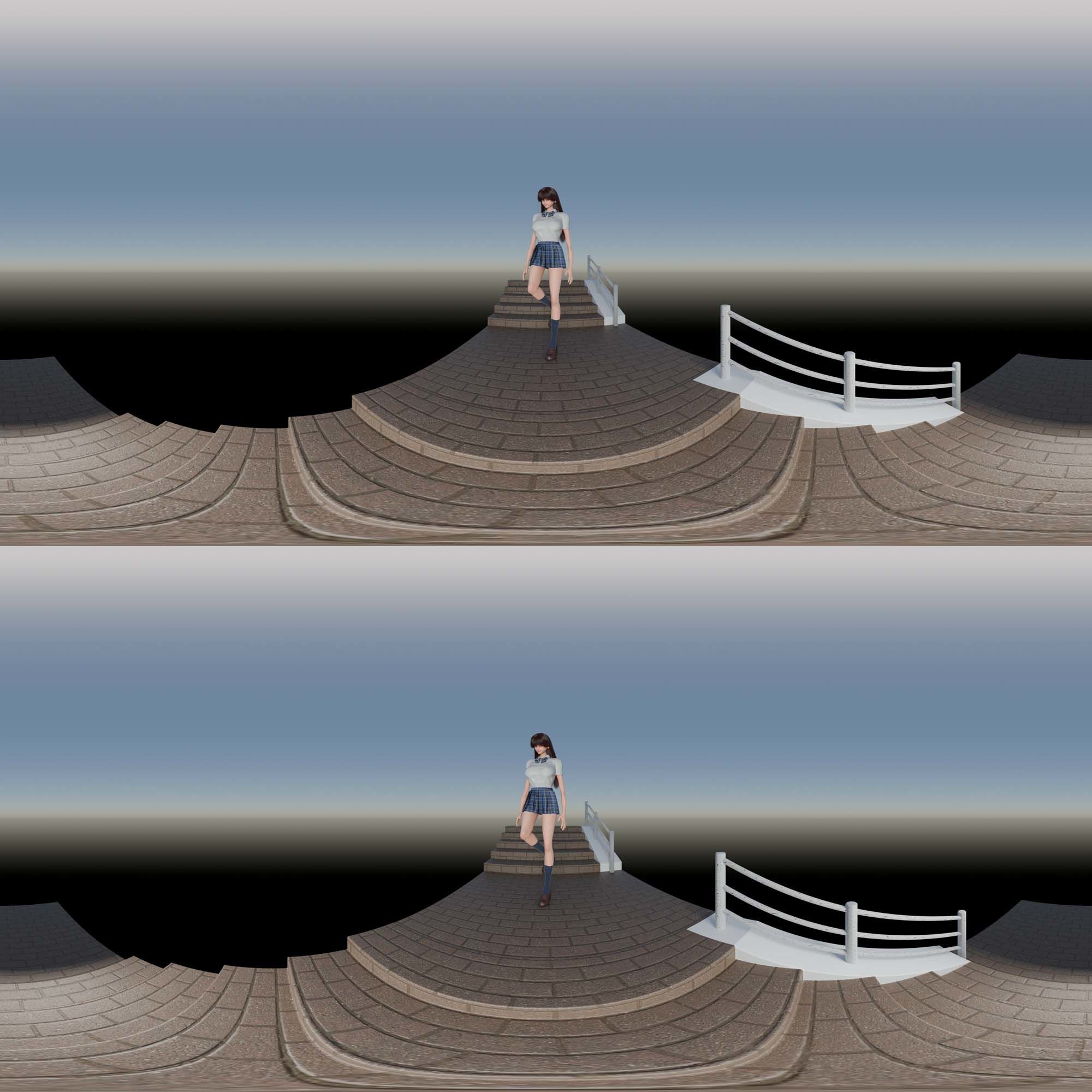 3D VR-CG(静止画)集 〜キミをみつめるだけの目になりたい〜【4K高画質 / VR専用10枚】