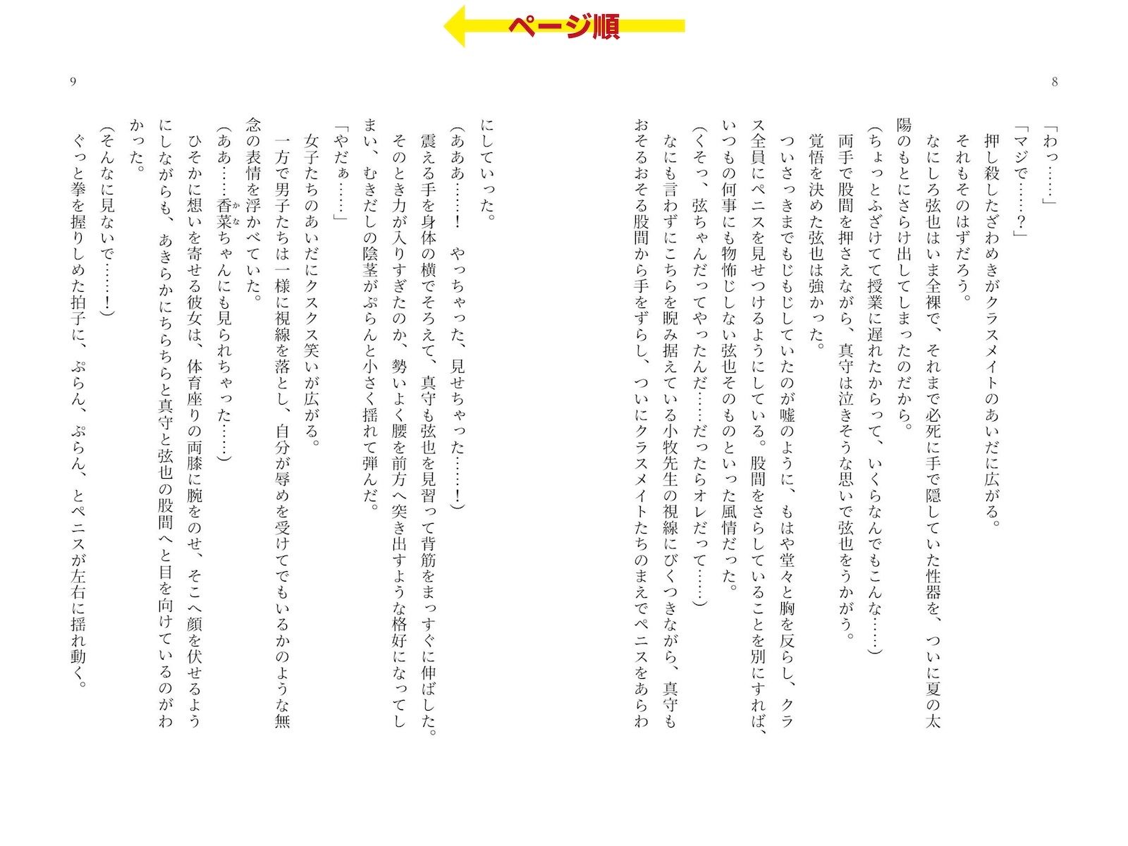 全裸でプールの授業を受けたあとクラスの女子全員に見られながら精通した話
